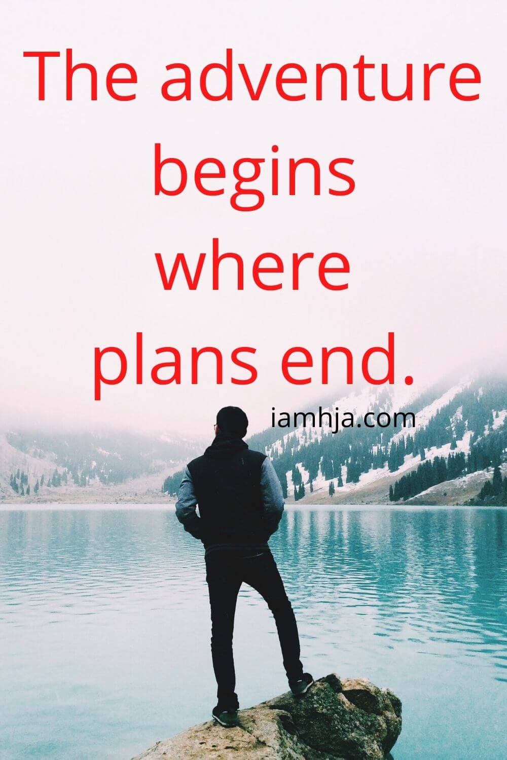 The adventure begins where plans end.