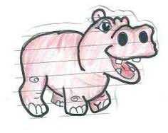 Hippo - Step by Step Guide to Draw