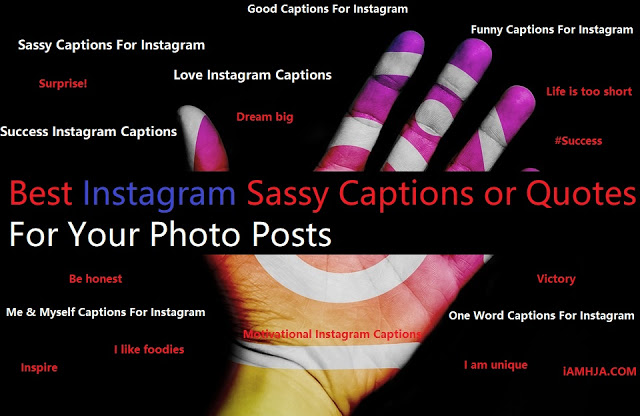 Sassy instagram captions