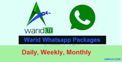 warid whatsapp package