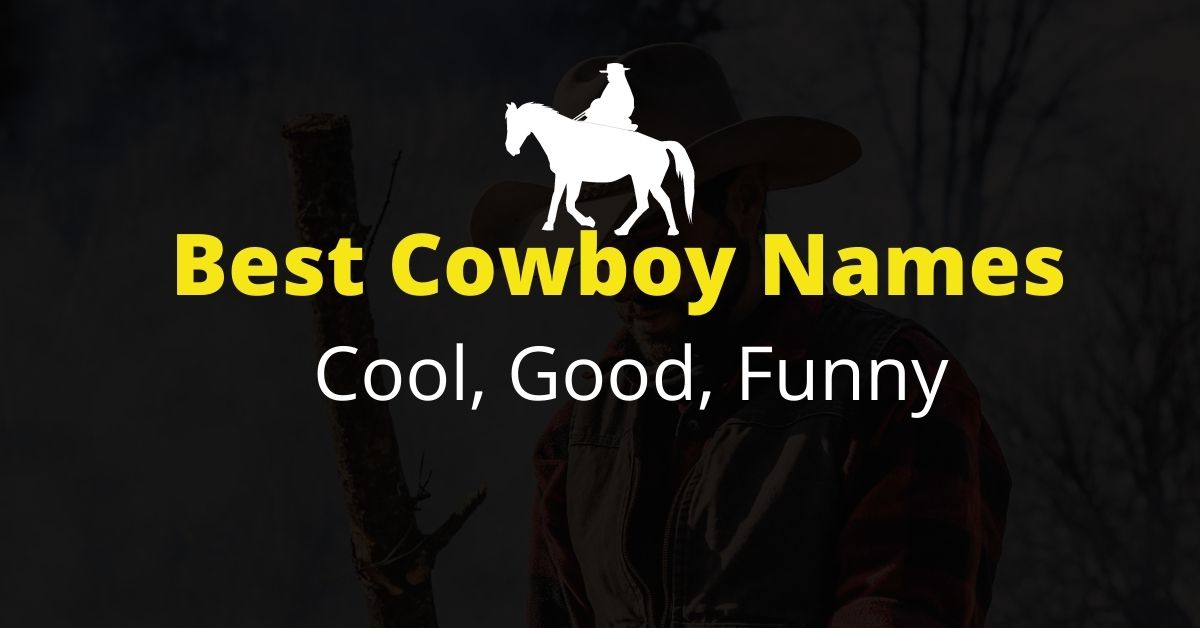 232 Best Cowboy Names - Cool, Good, Funny