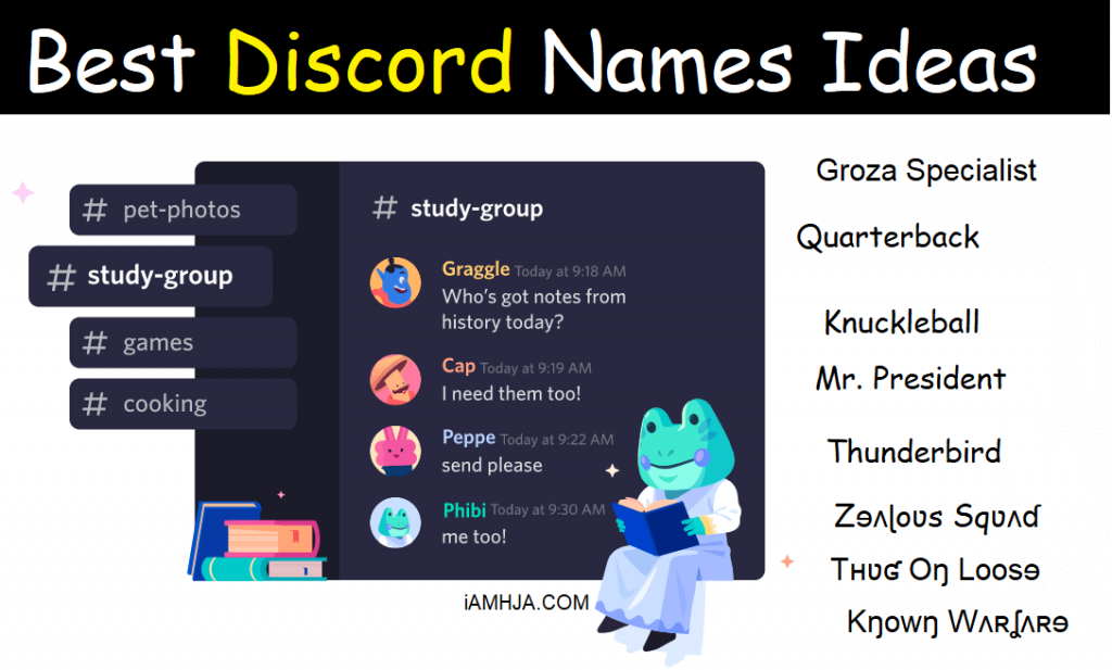 520+ Best Discord Names Ideas - Good, Cool, Funny, Invisible