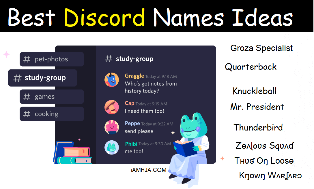 Aesthetic names for discord servers