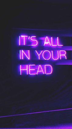 It's All In Your Head aesthetic wallpaper