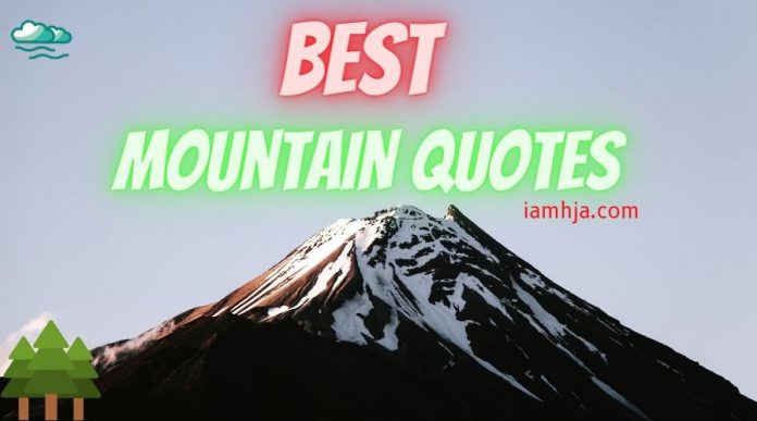 Best Mountain Quotes