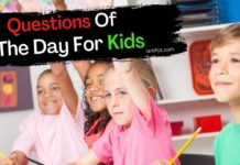 Questions Of The Day For Kids