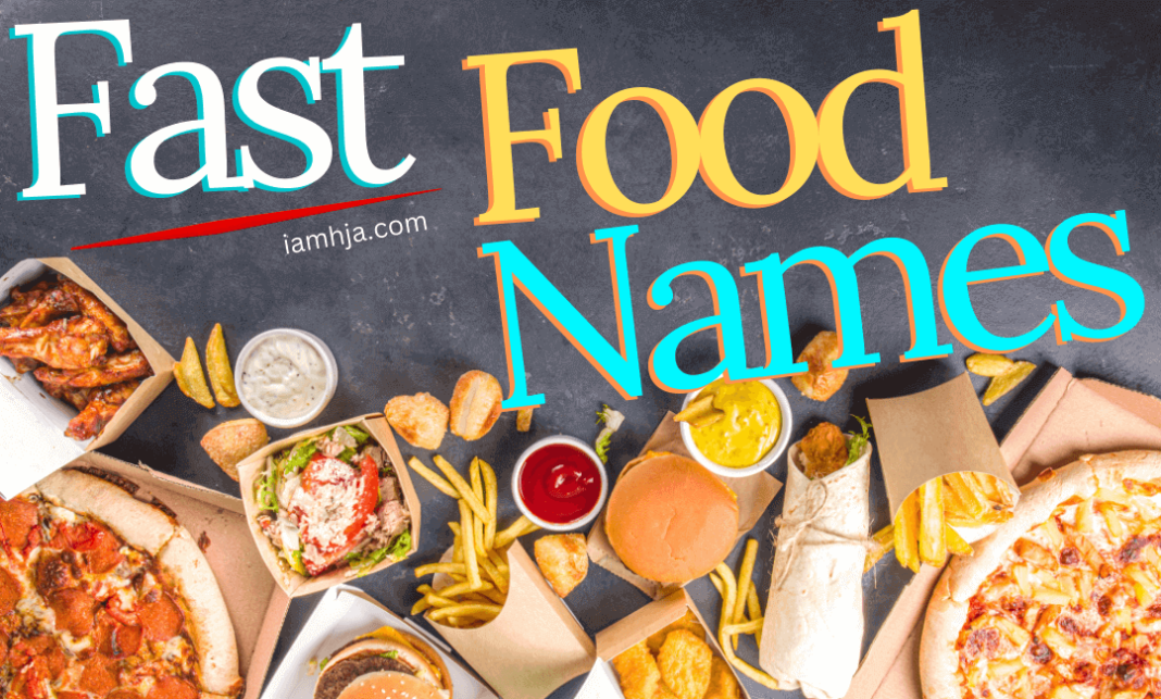 Fast Food Names